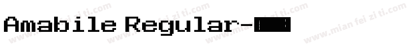 Amabile Regular字体转换